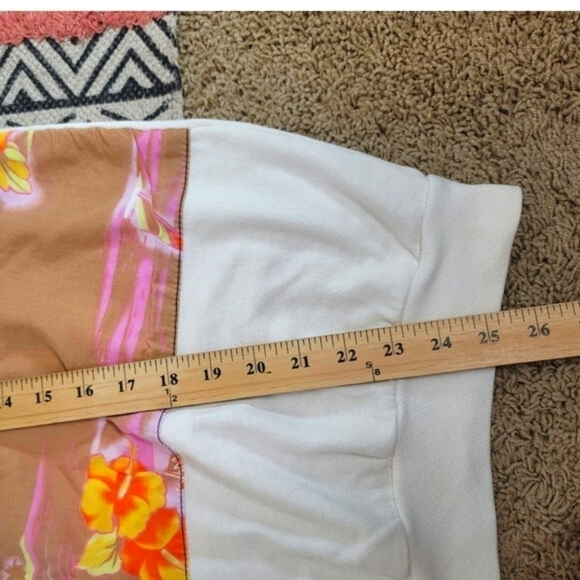 VINTAGE SPORTS AMERICA USA SWEATSHIRT W HAWAIIN TROPICAL DETAIL, SZ XL - Picture 10 of 11